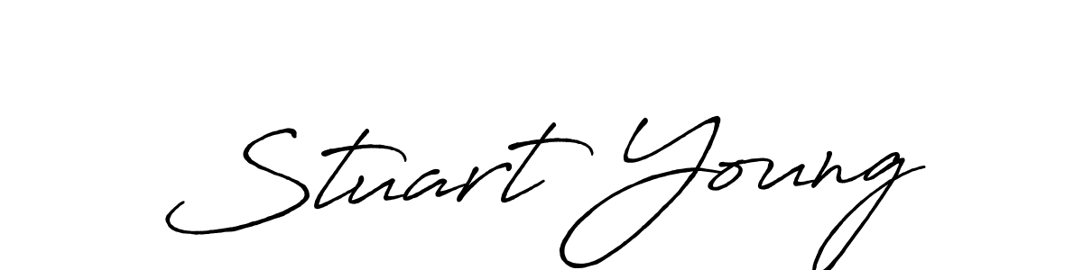 It looks lik you need a new signature style for name Stuart Young. Design unique handwritten (Antro_Vectra_Bolder) signature with our free signature maker in just a few clicks. Stuart Young signature style 7 images and pictures png