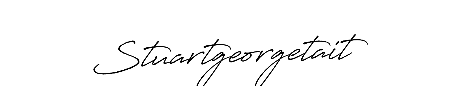 Use a signature maker to create a handwritten signature online. With this signature software, you can design (Antro_Vectra_Bolder) your own signature for name Stuartgeorgetait. Stuartgeorgetait signature style 7 images and pictures png