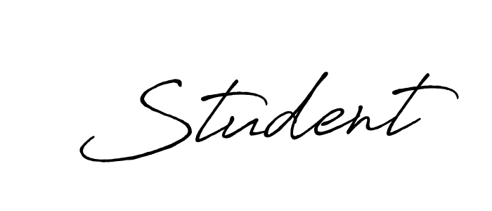 You should practise on your own different ways (Antro_Vectra_Bolder) to write your name (Student) in signature. don't let someone else do it for you. Student signature style 7 images and pictures png