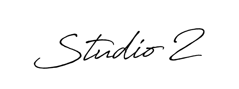 How to make Studio 2 name signature. Use Antro_Vectra_Bolder style for creating short signs online. This is the latest handwritten sign. Studio 2 signature style 7 images and pictures png
