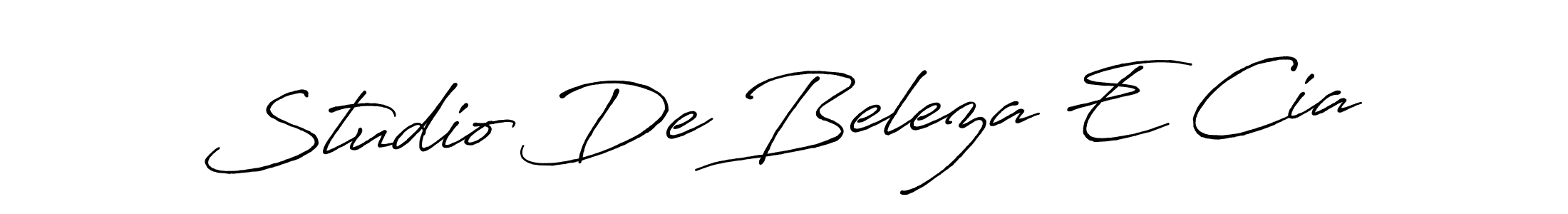 Also we have Studio De Beleza E Cia name is the best signature style. Create professional handwritten signature collection using Antro_Vectra_Bolder autograph style. Studio De Beleza E Cia signature style 7 images and pictures png