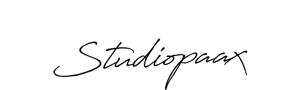 Use a signature maker to create a handwritten signature online. With this signature software, you can design (Antro_Vectra_Bolder) your own signature for name Studiopaax. Studiopaax signature style 7 images and pictures png