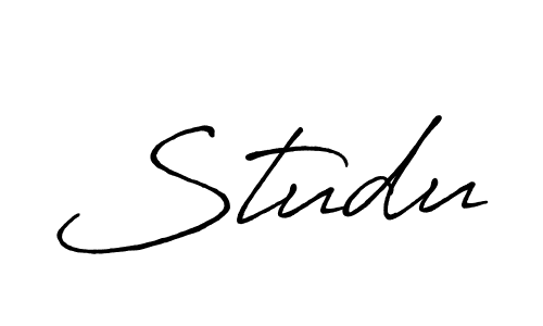 if you are searching for the best signature style for your name Studu. so please give up your signature search. here we have designed multiple signature styles  using Antro_Vectra_Bolder. Studu signature style 7 images and pictures png