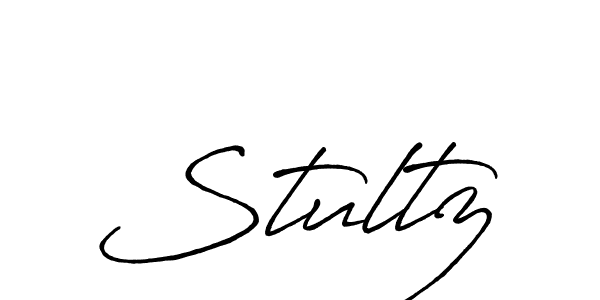 Design your own signature with our free online signature maker. With this signature software, you can create a handwritten (Antro_Vectra_Bolder) signature for name Stultz. Stultz signature style 7 images and pictures png