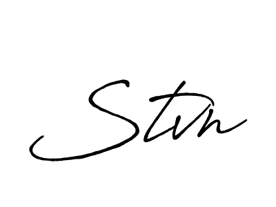 Design your own signature with our free online signature maker. With this signature software, you can create a handwritten (Antro_Vectra_Bolder) signature for name Stvn. Stvn signature style 7 images and pictures png