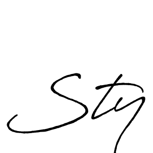 Check out images of Autograph of Sty name. Actor Sty Signature Style. Antro_Vectra_Bolder is a professional sign style online. Sty signature style 7 images and pictures png