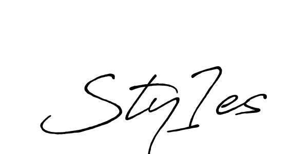 Design your own signature with our free online signature maker. With this signature software, you can create a handwritten (Antro_Vectra_Bolder) signature for name Sty]es. Sty]es signature style 7 images and pictures png