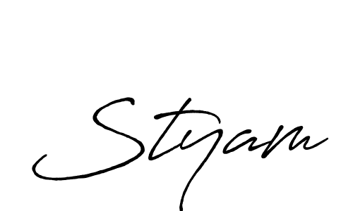 Once you've used our free online signature maker to create your best signature Antro_Vectra_Bolder style, it's time to enjoy all of the benefits that Styam name signing documents. Styam signature style 7 images and pictures png