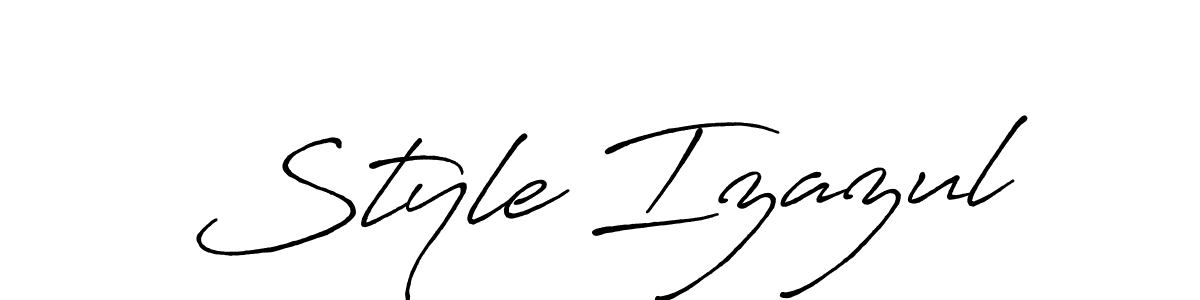 Antro_Vectra_Bolder is a professional signature style that is perfect for those who want to add a touch of class to their signature. It is also a great choice for those who want to make their signature more unique. Get Style Izazul name to fancy signature for free. Style Izazul signature style 7 images and pictures png