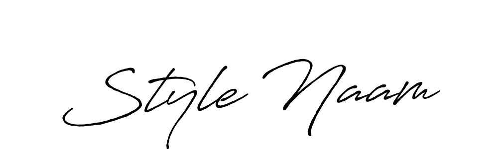 Style Naam stylish signature style. Best Handwritten Sign (Antro_Vectra_Bolder) for my name. Handwritten Signature Collection Ideas for my name Style Naam. Style Naam signature style 7 images and pictures png