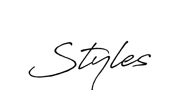 It looks lik you need a new signature style for name Styles. Design unique handwritten (Antro_Vectra_Bolder) signature with our free signature maker in just a few clicks. Styles signature style 7 images and pictures png