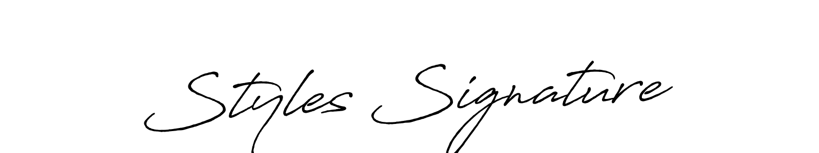 It looks lik you need a new signature style for name Styles Signature. Design unique handwritten (Antro_Vectra_Bolder) signature with our free signature maker in just a few clicks. Styles Signature signature style 7 images and pictures png