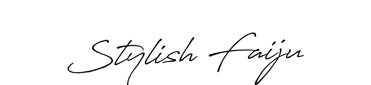 Here are the top 10 professional signature styles for the name Stylish Faiju. These are the best autograph styles you can use for your name. Stylish Faiju signature style 7 images and pictures png