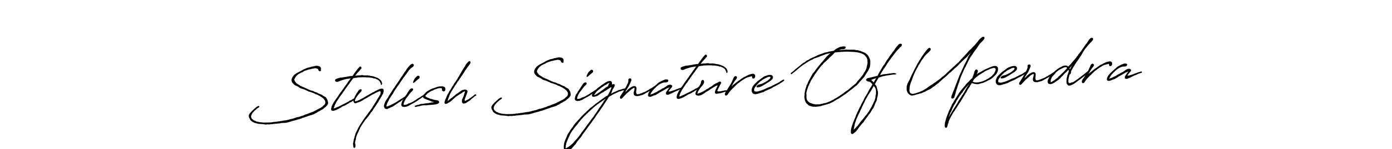 How to make Stylish Signature Of Upendra signature? Antro_Vectra_Bolder is a professional autograph style. Create handwritten signature for Stylish Signature Of Upendra name. Stylish Signature Of Upendra signature style 7 images and pictures png