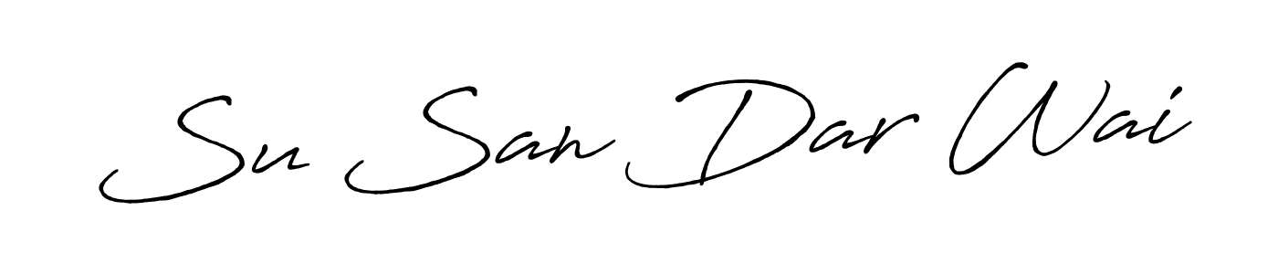 Make a short Su San Dar Wai signature style. Manage your documents anywhere anytime using Antro_Vectra_Bolder. Create and add eSignatures, submit forms, share and send files easily. Su San Dar Wai signature style 7 images and pictures png