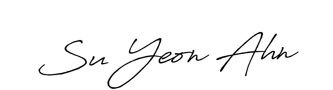 Antro_Vectra_Bolder is a professional signature style that is perfect for those who want to add a touch of class to their signature. It is also a great choice for those who want to make their signature more unique. Get Su Yeon Ahn name to fancy signature for free. Su Yeon Ahn signature style 7 images and pictures png