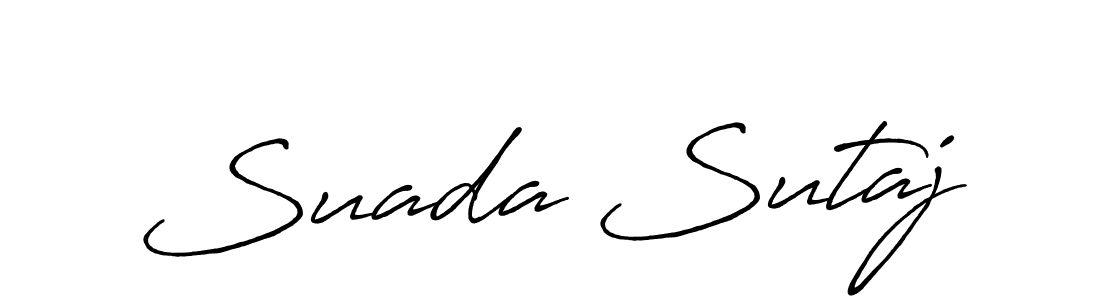 It looks lik you need a new signature style for name Suada Sutaj. Design unique handwritten (Antro_Vectra_Bolder) signature with our free signature maker in just a few clicks. Suada Sutaj signature style 7 images and pictures png