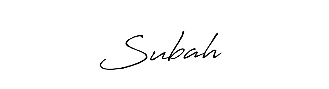 The best way (Antro_Vectra_Bolder) to make a short signature is to pick only two or three words in your name. The name Subah❤️ include a total of six letters. For converting this name. Subah❤️ signature style 7 images and pictures png