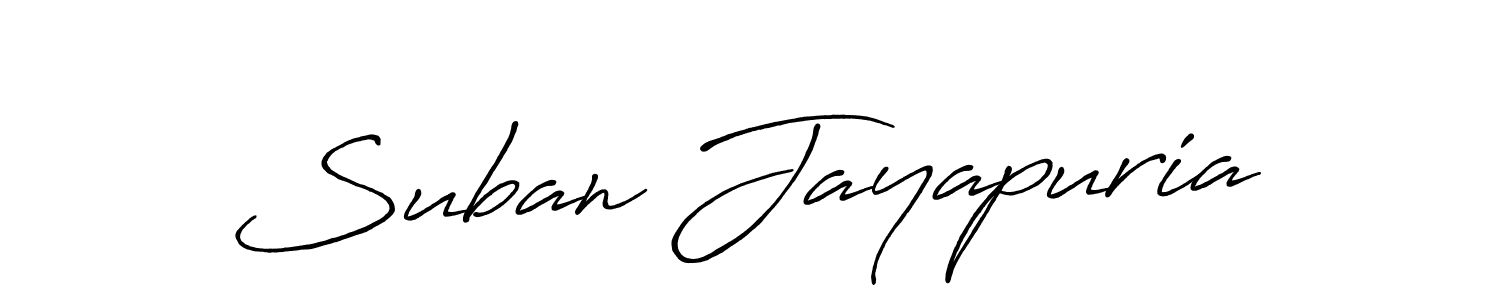 if you are searching for the best signature style for your name Suban Jayapuria. so please give up your signature search. here we have designed multiple signature styles  using Antro_Vectra_Bolder. Suban Jayapuria signature style 7 images and pictures png