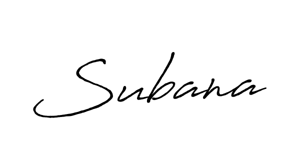 How to make Subana signature? Antro_Vectra_Bolder is a professional autograph style. Create handwritten signature for Subana name. Subana signature style 7 images and pictures png