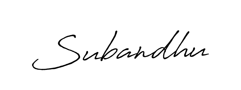 The best way (Antro_Vectra_Bolder) to make a short signature is to pick only two or three words in your name. The name Subandhu include a total of six letters. For converting this name. Subandhu signature style 7 images and pictures png