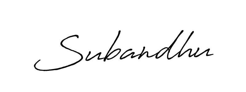 The best way (Antro_Vectra_Bolder) to make a short signature is to pick only two or three words in your name. The name Subandhu include a total of six letters. For converting this name. Subandhu signature style 7 images and pictures png