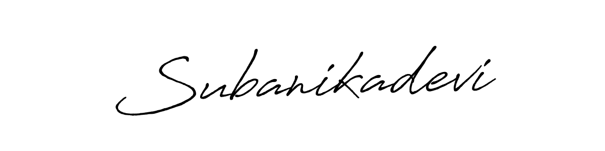 if you are searching for the best signature style for your name Subanikadevi. so please give up your signature search. here we have designed multiple signature styles  using Antro_Vectra_Bolder. Subanikadevi signature style 7 images and pictures png