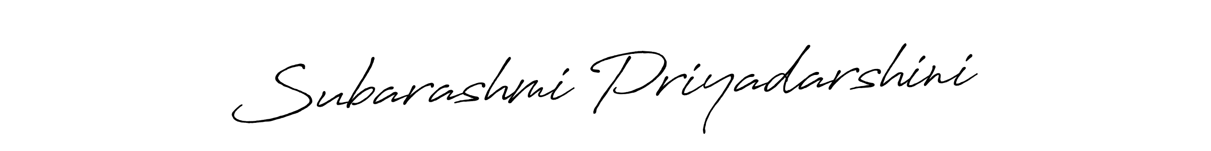 Also You can easily find your signature by using the search form. We will create Subarashmi Priyadarshini name handwritten signature images for you free of cost using Antro_Vectra_Bolder sign style. Subarashmi Priyadarshini signature style 7 images and pictures png