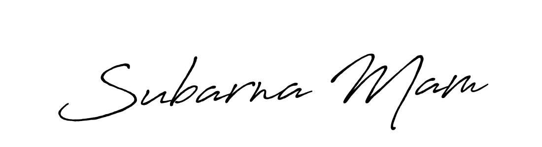 It looks lik you need a new signature style for name Subarna Mam. Design unique handwritten (Antro_Vectra_Bolder) signature with our free signature maker in just a few clicks. Subarna Mam signature style 7 images and pictures png