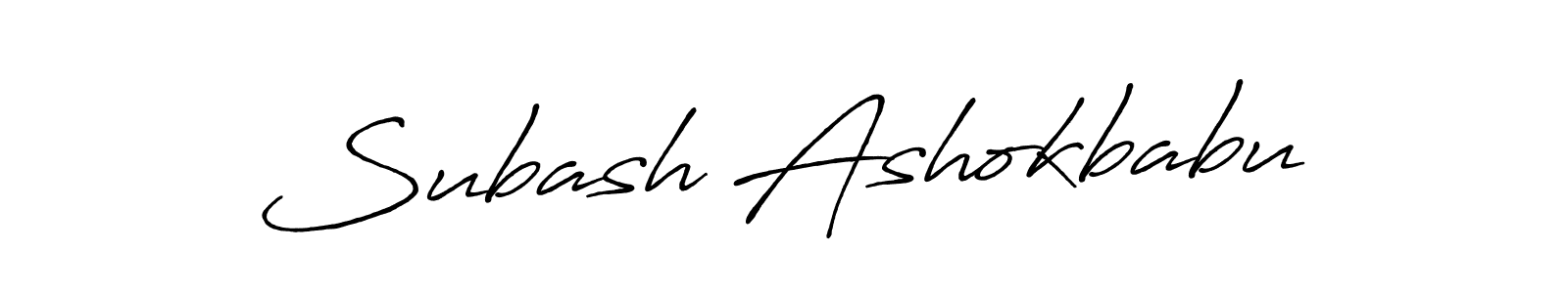 Best and Professional Signature Style for Subash Ashokbabu. Antro_Vectra_Bolder Best Signature Style Collection. Subash Ashokbabu signature style 7 images and pictures png