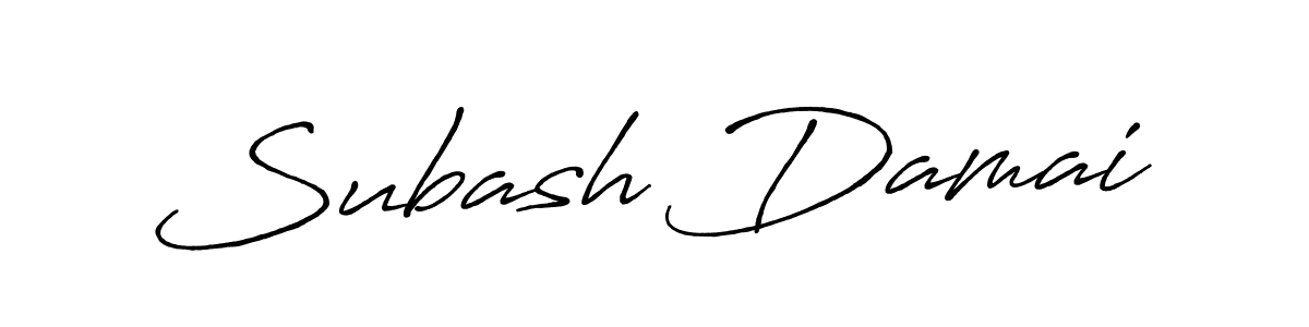 Make a beautiful signature design for name Subash Damai. Use this online signature maker to create a handwritten signature for free. Subash Damai signature style 7 images and pictures png