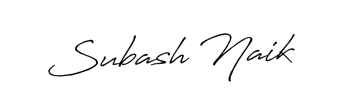 How to make Subash Naik signature? Antro_Vectra_Bolder is a professional autograph style. Create handwritten signature for Subash Naik name. Subash Naik signature style 7 images and pictures png
