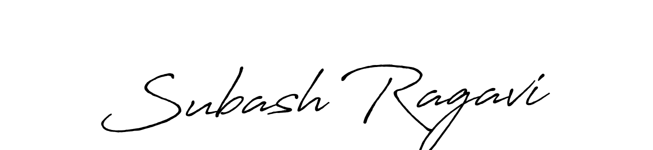 Create a beautiful signature design for name Subash Ragavi. With this signature (Antro_Vectra_Bolder) fonts, you can make a handwritten signature for free. Subash Ragavi signature style 7 images and pictures png