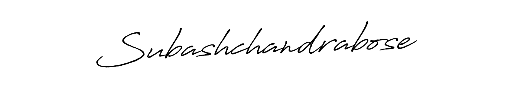 It looks lik you need a new signature style for name Subashchandrabose. Design unique handwritten (Antro_Vectra_Bolder) signature with our free signature maker in just a few clicks. Subashchandrabose signature style 7 images and pictures png