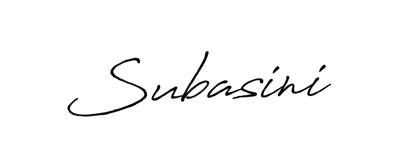 Make a beautiful signature design for name Subasini. Use this online signature maker to create a handwritten signature for free. Subasini signature style 7 images and pictures png