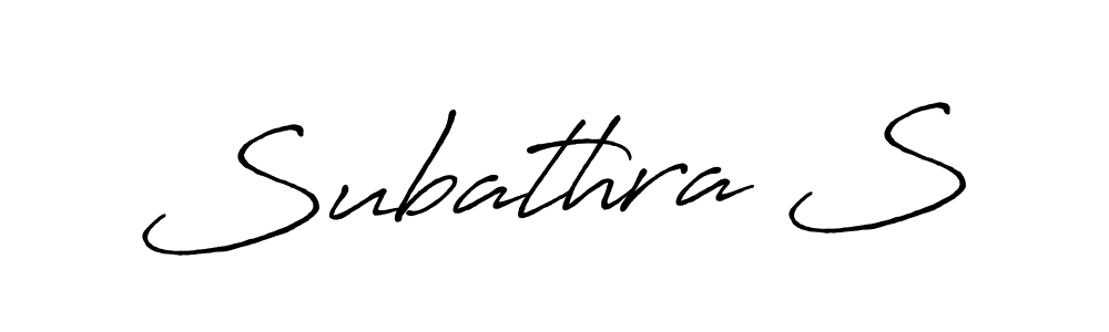 Best and Professional Signature Style for Subathra S. Antro_Vectra_Bolder Best Signature Style Collection. Subathra S signature style 7 images and pictures png