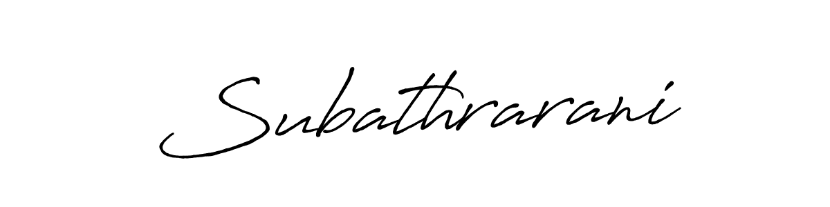 Similarly Antro_Vectra_Bolder is the best handwritten signature design. Signature creator online .You can use it as an online autograph creator for name Subathrarani. Subathrarani signature style 7 images and pictures png