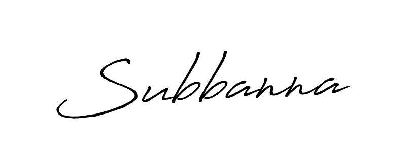 How to make Subbanna signature? Antro_Vectra_Bolder is a professional autograph style. Create handwritten signature for Subbanna name. Subbanna signature style 7 images and pictures png