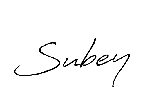 if you are searching for the best signature style for your name Subey. so please give up your signature search. here we have designed multiple signature styles  using Antro_Vectra_Bolder. Subey signature style 7 images and pictures png