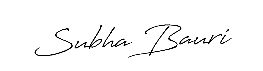 Also we have Subha Bauri name is the best signature style. Create professional handwritten signature collection using Antro_Vectra_Bolder autograph style. Subha Bauri signature style 7 images and pictures png