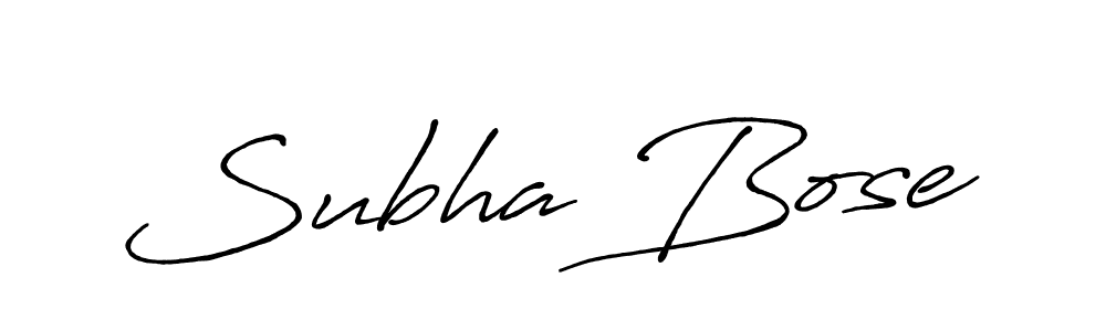 Antro_Vectra_Bolder is a professional signature style that is perfect for those who want to add a touch of class to their signature. It is also a great choice for those who want to make their signature more unique. Get Subha Bose name to fancy signature for free. Subha Bose signature style 7 images and pictures png