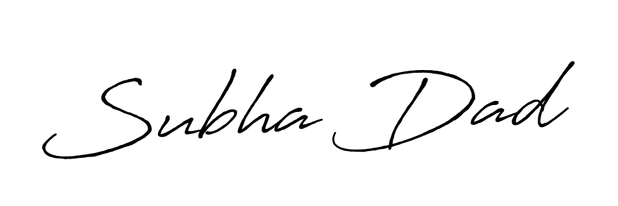 Antro_Vectra_Bolder is a professional signature style that is perfect for those who want to add a touch of class to their signature. It is also a great choice for those who want to make their signature more unique. Get Subha Dad name to fancy signature for free. Subha Dad signature style 7 images and pictures png