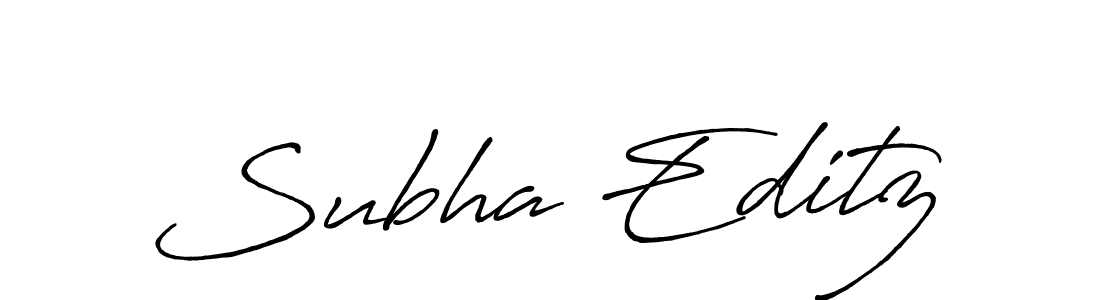 This is the best signature style for the Subha Editz name. Also you like these signature font (Antro_Vectra_Bolder). Mix name signature. Subha Editz signature style 7 images and pictures png