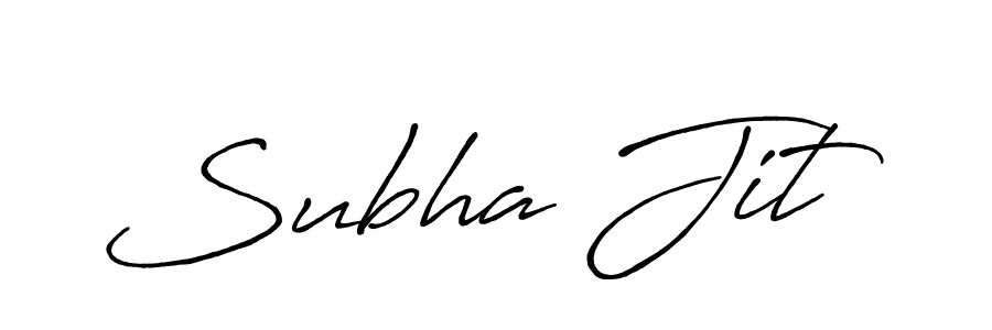 Make a beautiful signature design for name Subha Jit. With this signature (Antro_Vectra_Bolder) style, you can create a handwritten signature for free. Subha Jit signature style 7 images and pictures png