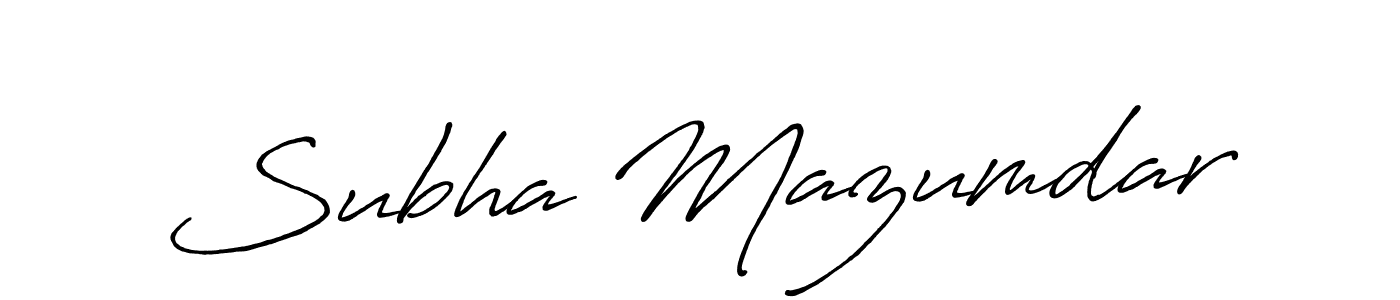 The best way (Antro_Vectra_Bolder) to make a short signature is to pick only two or three words in your name. The name Subha Mazumdar include a total of six letters. For converting this name. Subha Mazumdar signature style 7 images and pictures png
