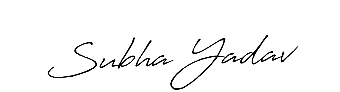 Once you've used our free online signature maker to create your best signature Antro_Vectra_Bolder style, it's time to enjoy all of the benefits that Subha Yadav name signing documents. Subha Yadav signature style 7 images and pictures png