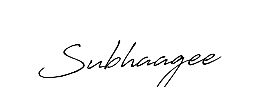 How to make Subhaagee name signature. Use Antro_Vectra_Bolder style for creating short signs online. This is the latest handwritten sign. Subhaagee signature style 7 images and pictures png