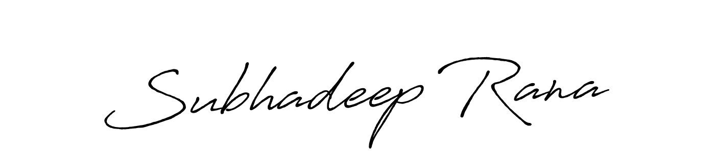 Make a beautiful signature design for name Subhadeep Rana. With this signature (Antro_Vectra_Bolder) style, you can create a handwritten signature for free. Subhadeep Rana signature style 7 images and pictures png