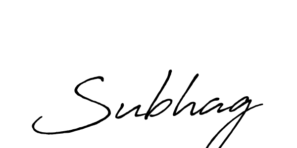 if you are searching for the best signature style for your name Subhag. so please give up your signature search. here we have designed multiple signature styles  using Antro_Vectra_Bolder. Subhag signature style 7 images and pictures png