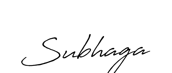 Create a beautiful signature design for name Subhaga. With this signature (Antro_Vectra_Bolder) fonts, you can make a handwritten signature for free. Subhaga signature style 7 images and pictures png